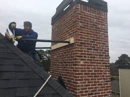 Chimneys become blocked when not cleaned regularly, creating poor indoor air quality and soot stains. Atlanta Chimney Repair And Restoration Old Hat Chimney Service