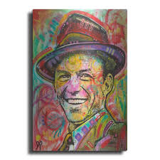 'Frank Sinatra III' by Dean Russo, Metal Wall Art