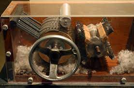 He was a chatty drunk after a few gin and tonics. Cotton Gin Simple English Wikipedia The Free Encyclopedia