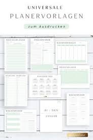 Das jahr 2021 hat 52 kalenderwochen. 280 Planer Vorlagen Zum Ausdrucken Ideen In 2021 Planer Vorlagen Ausdrucken Planer