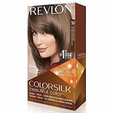 Details About 3 Pack Revlon Colorsilk Beautiful Permanent Hair Color 50 Light Ash Brown