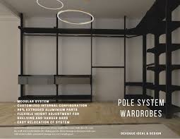 Creation pole system is a leading manufacturer for customized pole system closet & walk in wardrobe. Build A Walk In Closet In A Small Devogue Ideal Design Facebook