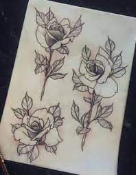 Neo traditional flower tattoo flash. 21 Neo Traditional Rose Ideas Neo Traditional Roses Traditional Roses Rose Tattoos