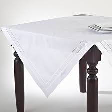 SARO LIFESTYLE Swiss diseño de Lunares Collection hemstitched Frontera  Bordado Lino y algodón Cuadro decoración, White,Swiss Dot, 72 Inchesx72  Inches Square : Amazon.es: Hogar y cocina