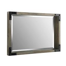 Mirrors └ bathroom accessories └ bath └ home, furniture & diy all categories antiques art baby books, comics & magazines business, office & industrial cameras & photography cars, motorcycles & vehicles clothes, shoes & accessories coins collectables computers/tablets & networking crafts. Welwick Designs Rustic Wood Rectangle Metal Wall Mirror The Home Depot Canada
