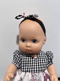 Paris Theme Doll Dress for 13 Inch Dolls Like Bitty Splash