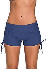 Aleumdr Women S Waistband Swimsuit Bottom Boy Shorts Swimming Panty Bademode Mode Badeanzug