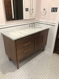 42 Mid Century Bathroom Vanity Cabinet