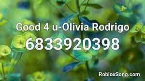 Get a free orange knife by entering. Good 4 U Olivia Rodrigo Roblox Id Roblox Music Codes
