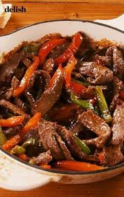 This Easy Skillet Pepper Steak Is Beef Broccoli S Tasty Cousin Recipe Easy Steak Recipes Pepper Steak Grilled Steak Recipes