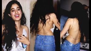 Sridevis Daughter Jhanvi Kapoors Goes Topless on Backless Dress