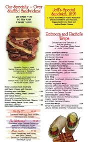 More Lunch Items From The Schmooze Deli Menu Let S Got To Schmooze In The Baederwood Shopping Center In Jenkintown Pa 15 Lunch Items Menu Restaurant Deli