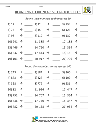 Here you will find our selection of 4th grade math worksheets. Third Grade Math Rounding Nearest 10 100 1 Rounding Worksheets Third Grade Math 3rd Grade Math