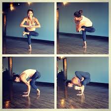 Stephy Tran On Instagram How To Get Into Grasshopperpose 1 Take Standing Figure 4 Pose 2 Find The Tw Yoga For Balance Yoga Sculpt Shoulder Stand Yoga