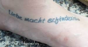 Imperfection is beauty madness is genius quote tattoo. German Language Quotes Quotesgram
