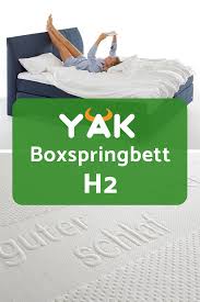 Boxspringbett H2 Von Yak Yakbett De In 2020 Boxspringbett Bett Box