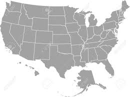 united states map outline vector with borders of provinces or states royalty free svg cliparts vectors and stock illustration image 51018441