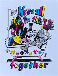 This is the artists own work from guitarworld 98. We Re All In This Together Timed Charity Edition By Jim Pollock Editioned Artwork Art Collectorz