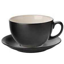 Vintage coffee hound cup and saucer, coffee lovers large cup, kitschy kitchen decor, made in japan. Utopia Barista Cappuccino Cup Saucer Almond 14oz 400ml Black Coffee Cup Saucer Set Buy At Drinkstuff