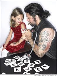 Yellow abstract frame for kid. Tattoo Kit For Kids Tattoo Design