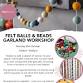 Felted Ball Garland Workshop event image