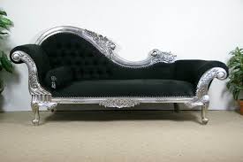 Beauteous Antique Black Chaise Lounge Chairs Hampshire Elegant Chaise Lounge Small Chaise Lounge For Chaise Lounge Sofa Victorian Furniture Silver Furniture