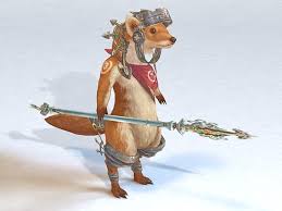 Ferret Warrior 3d Model 3ds Max Object Files Free Download Modeling 37896 On Cadnav 3d Model Warrior Low Poly 3d Models