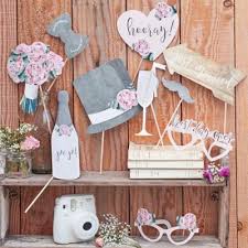 The mini booths are the most portable and easy to set up, while the tower booths are the most standard and affordable choices. Glitter Gold Wedding Photo Booth Props 13ct Party City