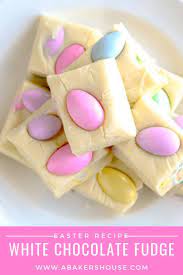 Easter White Chocolate Fudge Is Quick And Easy To Make With This Microwave White Fudge Recipe Only Three I White Chocolate Fudge Fudge Recipes Chocolate Fudge
