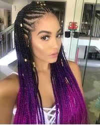 We all love them and try to style from time to time. 400 Colored Braids Sum Different Ideas Braided Hairstyles Colored Braids Natural Hair Styles