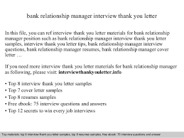 Relationship managers are primarily responsible for improving business relationships with both clients and firms partnered with their employing company. Bank Relationship Manager
