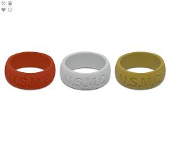 Men S U S M C Silicone Ring Bundle From Qalo Silicone Rings Rings Qalo Ring