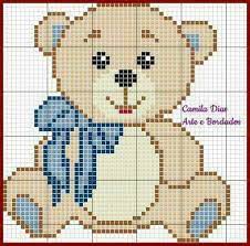 coisinhas da renata ursos em ponto cruz salvabrani cross stitch baby animals fabric coloriage ninjago toupie