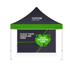 Impact canopy 11x20 garage canopy tent impact canopies portable 8 leg outdoor carport sun and rain shelter, white. 10x10 Custom Canopy Tents Outdoor Marketing Tents Bannerbuzz Ca