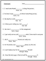200 Homonyms Homophones And Homographs With Exercises Homophones Worksheets Homophones Homonyms