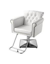 Cornwall White Salon Chair Salon Styling Chairs Salon Furniture Salon Chairs