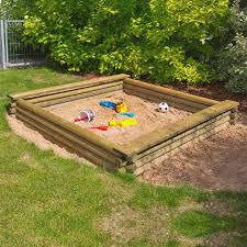 Image For Sandkasten 180x180 Cm Aus Rundholz O 7 Cm Sandkasten Garten Kaufen Kasten