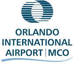 Vector illustration isolated on white background. Orlando International Airport Mco Mobile App