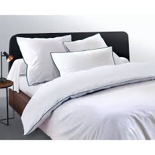 Maybe you would like to learn more about one of these? Housse De Couette 3 Pieces Satin De Coton 80 Fils 2 Personnes 240x260 Cm Le Lisere Bleu Cdiscount Maison