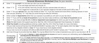 You can put a colon : Figuring Out Your Form W 4 How Many Allowances Should You Claim