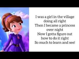 Sofia The First Theme Song Ariel Winter Lyrics Youtube Sofia The First Cartoon Sofia The First Songs Sofia Song