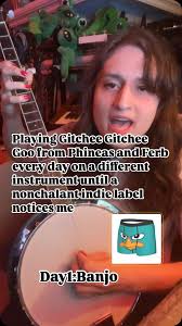 posting a cover of that song from phineas and ferb every day