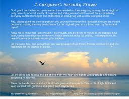Caregiver S Serenity Prayer Serenity Prayer Caregiver Prayer For Caregivers