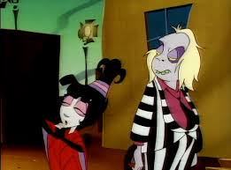 Adam and barbara are a normal couple.who happen to be dead. Bcctlejuice Beetlejuice Cartoon Beetlejuice Tim Burton Movie