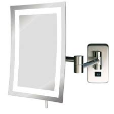 Great for shaving or applying makeup. Magnifying Bathroom Mirrors Bath The Home Depot