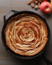 Caramel Rose Apple Pie Recipe By Tasty Recipe Food Recipes Yummy Food