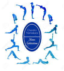 Even so, it is not a substitute for medicine. Vector Watercolor Illustration Of Yoga Exercise Moon Salutation Royalty Free Cliparts Vectors And Stock Illustration Image 48282854