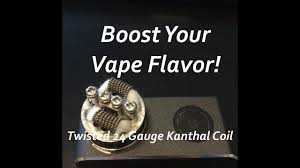 double your vape flavor 0 3 ohm twisted 24 gauge kanthal coil build adv