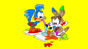 Print the pdf to use the worksheet. Baby Road Runner And Baby Wile E Coyote Finger Painting Coloring Pages Youtube