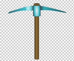A pickaxe allows the player to mine blocks at faster speeds, depending on the material it is made from. Minecraft Pickaxe Computer Icons Png Clipart Angle Computer Computer Icons Diamond Gaming Free Png Download
